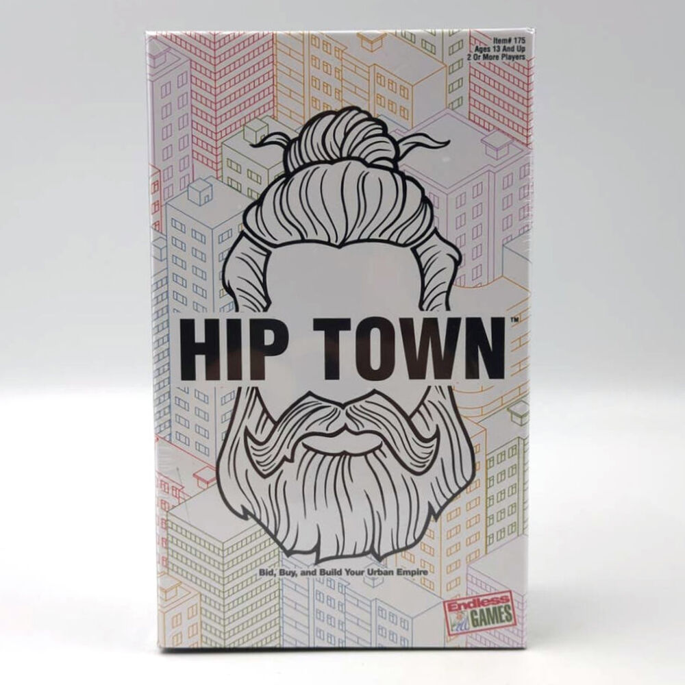 Hip Town Bid Buy Build Your Urban Empire Card Game New Endless Games 13+ 2+ Play